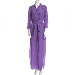 NWT L'agence Cameron Silk Shirt Dress XS $750 MSRP